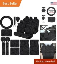 Stylish 21-piece Leopard Print Car Cover Set Transform Your Vehicles Look Stylish 21-piece Leopard Print Car Cover Set Transform Your Vehicles Look