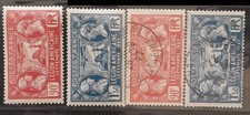 1927 - FRANCE N°244-45 Légion Américaine NAC et OBL - LA995