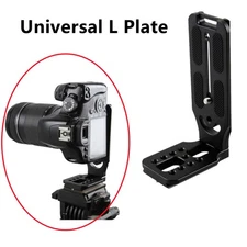Universal DSLR Camera L Bracket Vertical Horizontal Switching Tripod Head Plate