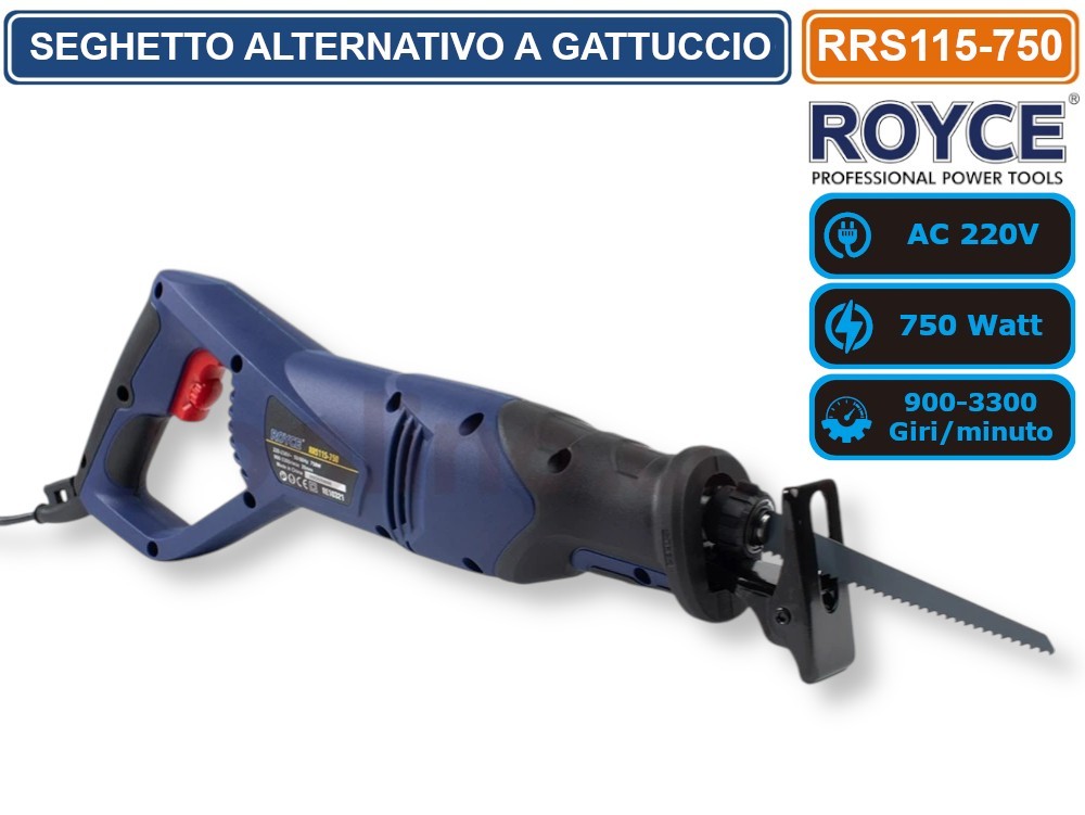 Seghetto Elettrico ROYCE 710W Multimateriale | Taglio Rapido 26mm - 2