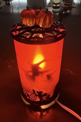 VINTAGE Avon Halloween Spooky Lights Motion Lamp Spinning Projection