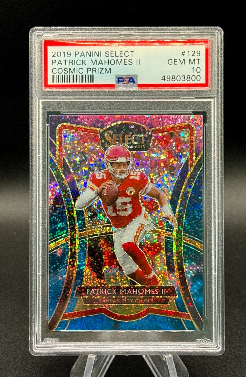 2019 Patrick Mahomes Select Cosmic Premier Level PSA 10 SSP