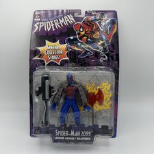 NEW Spider-Man 2099 Spider Assault Weaponry Toy Biz 1996 Action Figure w/Red Ax
