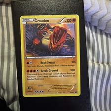 Pokémon Groudon XY52 XY Holo Promo 2015 on eBay
