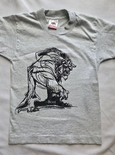 Vintage 90s Disney Beauty And The Beast, The Beast TShirt 6-8 Kids