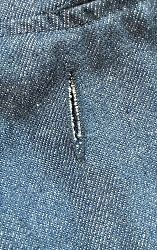 Woof Brand Denim Dog Jacket Coat for Dogs/ Large New W/O Tags - Picture 6 of 6