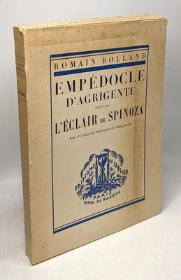 Empedokle von Agrigent gefolgt von Spinozas Blitz | Römisches Rolland | Guter Zustand