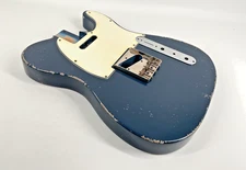 MJT Official Custom Vintage Aged Nitro Guitar Body Mark Jenny VTT Midnight Blue