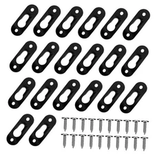20 Pack Keyhole Hangers, 43x16mm Heavy Duty Metal Hanging Bracket Hardware 