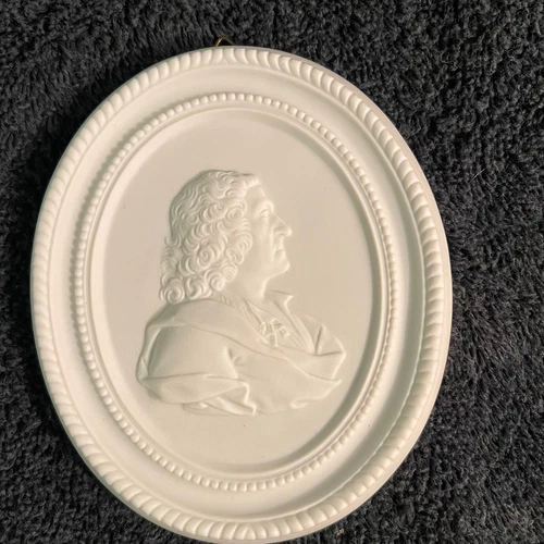 Vtg Meissen Porcelain Plaque Of Johann Friedrich Bottger He Discovered Porcelain