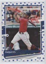 2020 Donruss Nickname Variation Independence Day Francisco Lindor (Paquito) 0jk5
