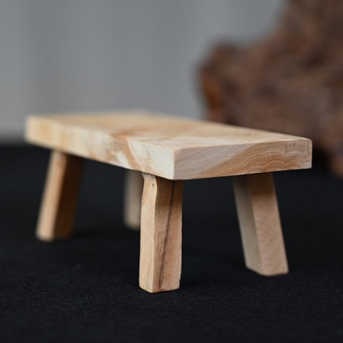 2 Pack Cliff Cypress Wood Ornaments Toddler Child Wooden Stool Small - Bild 7 von 12