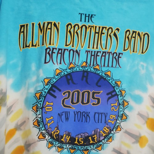 Liquid Blue Vtg AllMan Brothers Band 2005 Beacon Theater Tie-Dye T-Shirt 2XL - Imagen 6 de 10