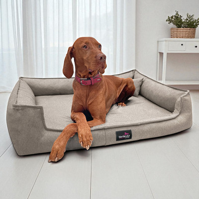 tierlando  Orthopädisches Hundebett GUSTAV SCANDI CHIC Große Hunde XL Hundesofa