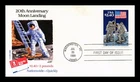 DR JIM STAMPS US COVER MOON LANDING 20TH ANNIVERSARY PRIORITY MAIL SPACE FDC