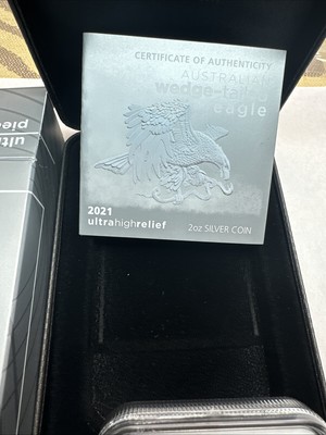 2021 P $2 Australia 2 oz Rev Proof Silver Wedge Tailed Eagle UHR