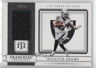 2022 Panini National Treasures Franchise 32/49 Davante Adams #FTR-21 1o2