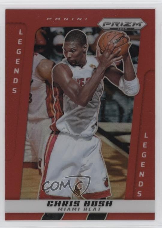 2024-25 Panini Prizm Deca Legends Red Prizm 70/199 Chris Bosh #239 HOF 5y7