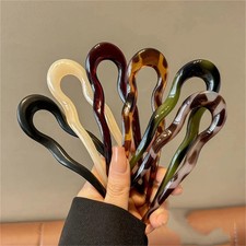 Women U Shaped Hairpin French Style Hair Pin Hair Stick Hair Fork Stick Pins NEW