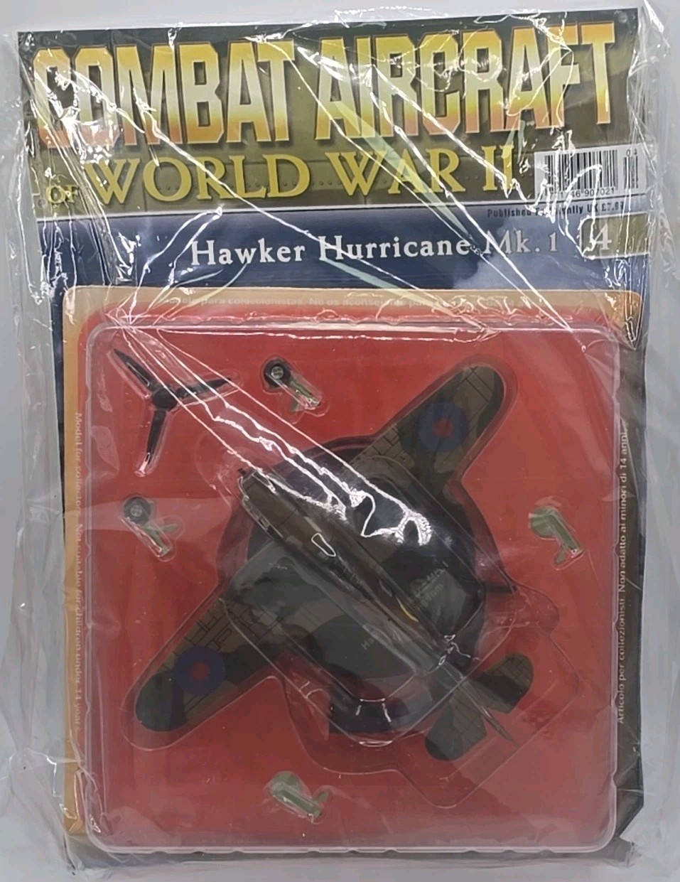 1:72 Hurricane Mk1 Model Hawker Scale Metal RAF Diecast Plane IXO Deagostini WW2