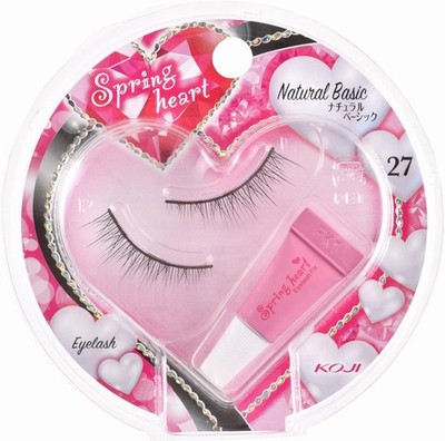 Koji Spring heart Synthetic Hair fake eyelash 27 1SH1657 1 pair