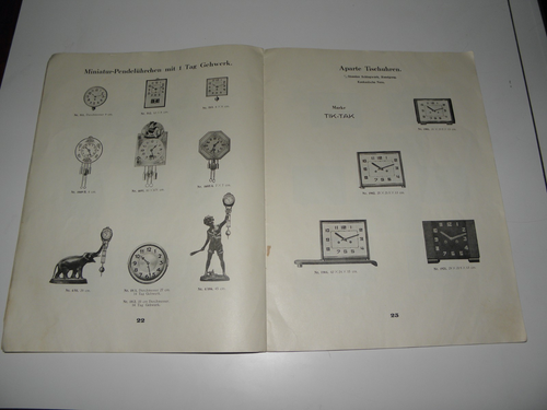 Vintage Tik-Tak Uhren 1932-1933 Katalog/Prospekt - Bild 7 von 10