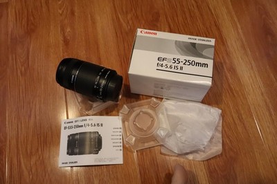 Canon EF-S 55-250mm 1:4-5.6 IS II Image Stabilizer Zoom Lens