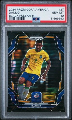 Danilo [Black] #27 2024 Panini Prizm Copa America card