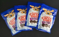 $SALE - Canine Carry Outs Dog Snacks Burger Minis 4pack - 4.5ox ea. Made in USA