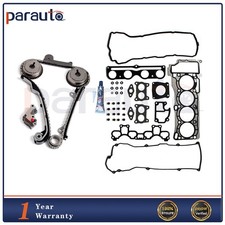 Timing Chain Kit Cam Gears & Head Gasket Set For 00-06 Nissan Sentra 1.8 DOHC