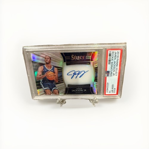 Jaren Jackson Jr. #JJJ 2018 Panini Select Rookie Signatures card