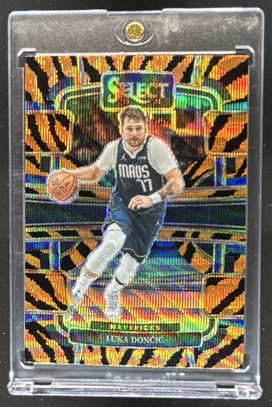 2023-24 Select Luka Doncic Tiger Prizm Concourse #51 Mavericks