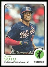 2022 Topps Heritage - Team and Name Color Swap Variation Juan Soto #154 