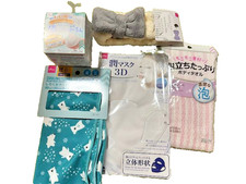 Japanese Bath Set Skincare, Body Towel, Foam Maker, Cooling Towel, 3D face mask