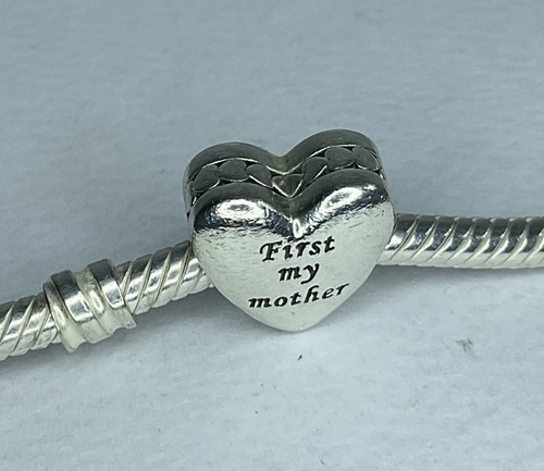 Pandora First My Mother Forever My Friend Heart Charm Retired