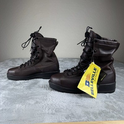 Belleville MENS 10  Steel Toe Aviator Flight Boots 330ST Dark Brown USA NWT