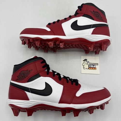 Nike Air Jordan 1 TD Mid 2023 Chicago Football Cleats, Size 11 FJ6805-106 - Picture 6 of 10