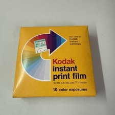 KODAK INSTANT COLOR FILM WITH SATINLUXE FINISH PR 10-1 ROLL 10 Color Exposures