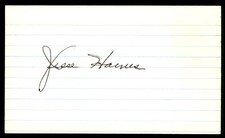 Jesse Haines Baseball Index Card Signed Auto Autograph (no COA) *g10
