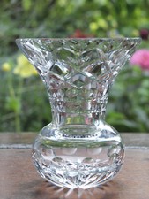 Vintage Webb Corbett Crystal Bud Vase