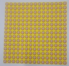 Yellow  Sunshine Blotter Art Print Perforated Blotter Sheet