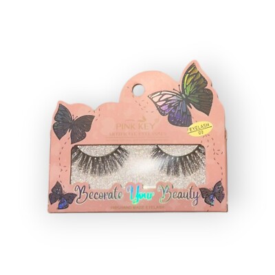 Pink Key Becorate Your Beauty 100% Hand Made Eyelash #09