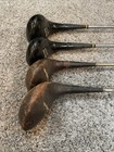 Spalding Sure-Flite Driver & 3 Wood Stainless Shafts RH Wooden Heads 4 Clubs — photo 10
