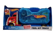 ✅Hot Wheels Tool Kit Truck Lights & Sounds with Detachable Tool Box with Tools