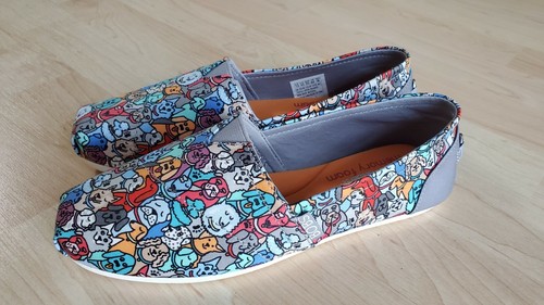 bobs shoes dog pattern