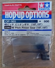 Tamiya 53965 48 Pitch Pinion Gear (18T, 19T) Hop-Up Options OP-965