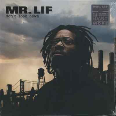 LP Mr. Lif Dont Look Down STILL SEALED, BLACK & GREY SPLASH VINYL NEW OVP