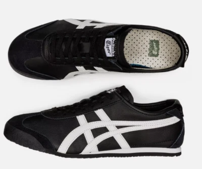 Unisex Onitsuka Tiger MEXICO 66 Classic Unisex Shoes 1183C102-001 Black/White