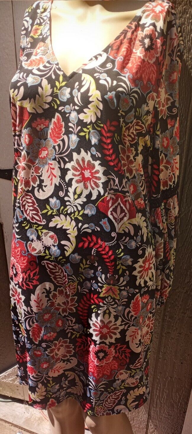 HIPPIE FLOWER DRESS, Bohemian Flower dress, Retro… - image 1