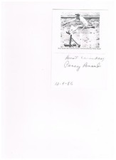 Percy Beard - 2. Mistrz olimpijski 1932 bariery lekkoatletyczne z USA - rzadkość!